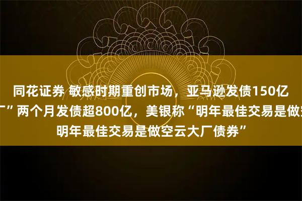 同花证券 敏感时期重创市场，亚马逊发债150亿美元，“四大厂”两个月发债超800亿，美银称“明年最佳交易是做空云大厂债券”